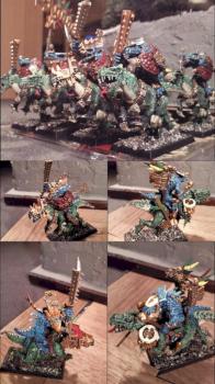 Lizardmen cold one Regiment by Predator.172nd.SF