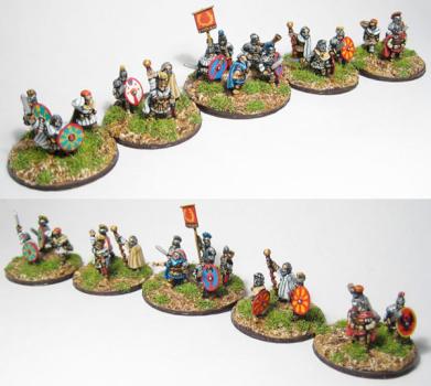 Warmaster Ancient (10mm) Late Romans Command by legdba