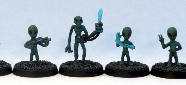 Aliens -Reaper Gray Aliens + Horrorclix by xredmenacex