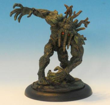 Man-Thing -repainted Heroclix by xredmenacex