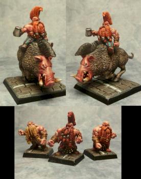 Dwarf BloodBowl Team Part2 by JmB