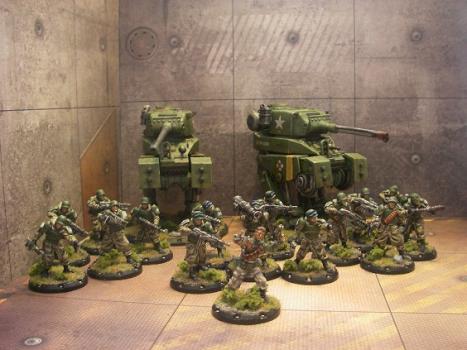 DUST Tactics American Army by -=Lazuli=-