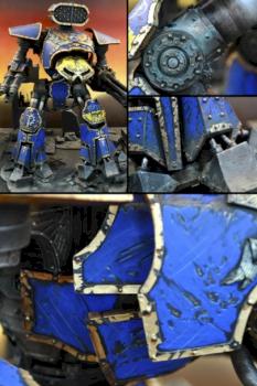 Reaver Titan - Weathering Detail by bluetablepainting