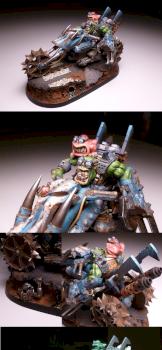 Ork Warboss Roadrippa (and Da Speed Squig), NAGD Chicago 2011 Slayer Sword by Silphid