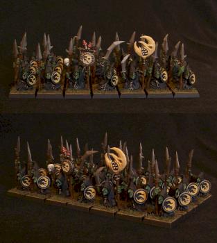 Night Goblin spearmen by In Chigh P.I.