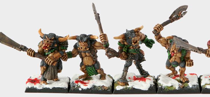 Minotaurs with great weapons by PASfriends