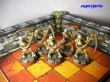 Heroquest Skeletons by superjavix