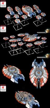 Firestorm Armada DIRECTORATE starter box Fleet in by Tzardauker