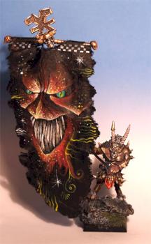 converted khorne standard bearer by andreamangoni