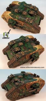 Warhammer 40K Dark Angels Land Raider by Scibor