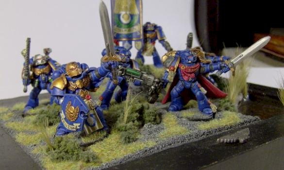 ultramarine command squad by wingnut