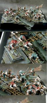 Skaven Albino Council Regiment by megazord_man