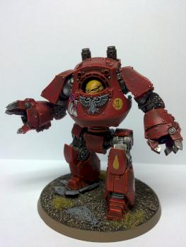 Blood Angel Contemptor dreadnought by fildunn