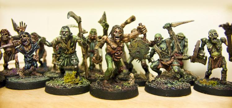 Zombies from GW ages, Hero Quest and Mantic! by zoltar