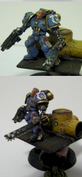 Ultramarine Wheatered Veteran by War dog