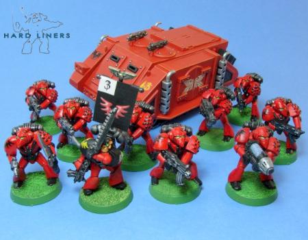 Blood Angel Tactical Squad by Kenndogg