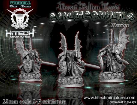 FAllen Archangels Dark Lord XAVIER by hitechminiatures