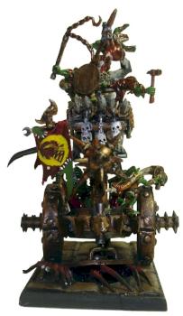 Scratch-built Troll-Cycle Pump Wagon by grayorc