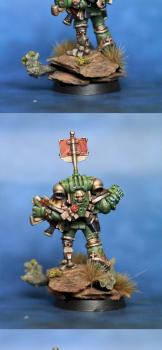 Salamander Space Marine Segeant by lono