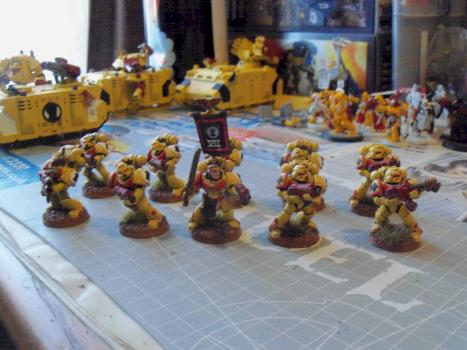 Imperial Fists Tactical Squad by Mr.Flibble