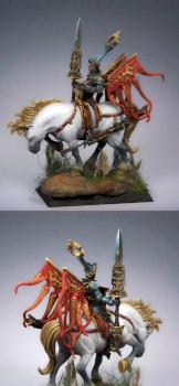 Mounted cardinal Aerth by Yellow one