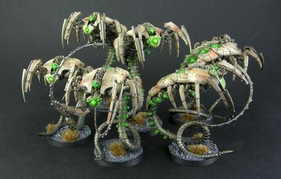 Necron Canoptek Wraiths by Jarrett