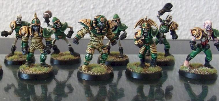 Blood Bowl Undead Team, BloodBowl Untoten Team by Dino