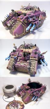 Pre Heresy Emperor's Children Slaanesh Noise Marine Land Raider by DarkEyeStudios