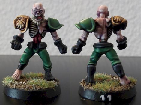 Blood Bowl Undead Zombie, BloodBowl Untoten Zombie by Dino