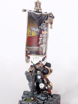 Black Templars Company Standard Bearer by DarkEyeStudios