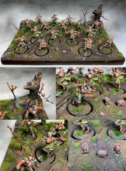 Elven union team for Bloodbowl by Pixmen