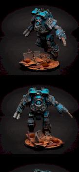 Alpha Legion Contemptor Dreadnought by d0m