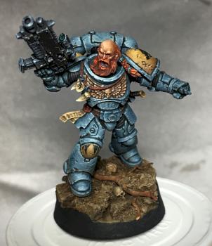 Space Wolves Intercessor marine by Sklizverg