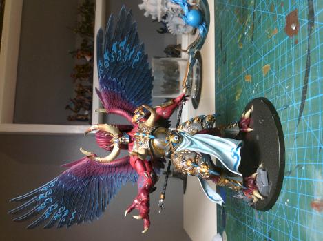 Magnus the Red 40k WIP by Dad Paints Minis