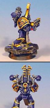 Warhammer 40k Thousand Son Warrior on sculpted base by Wappellious