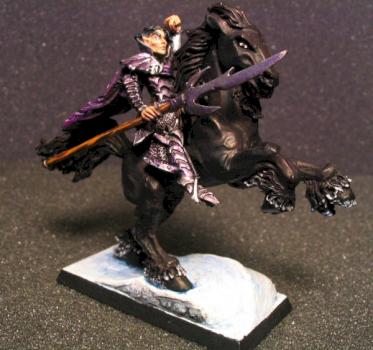 Dark Elf lord on steed by brimar