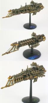 Battlefleet Gothic capital ships by Tauwolf