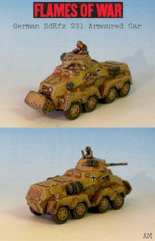 SdKfz 231 Armored Car (Flames of War) by No Such Agency