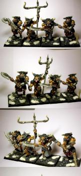 beastmen khorne minotaurs unit by Buyardboss