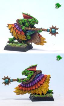 Lizardmen Skink Priest by hashmallum