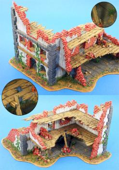 Mordheim ruined building by PeJot