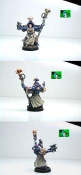 Tigurius Chief Librarian of the Ultramarines by miniDrake