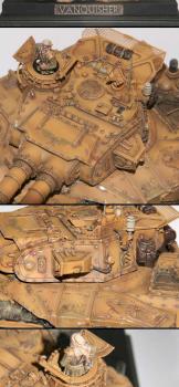 Macharius Vanquisher - Tallarn Desert Pattern by rocketandroll