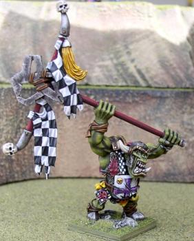 Orc Battle Standard Bearer on Foot by Lion of Flanders