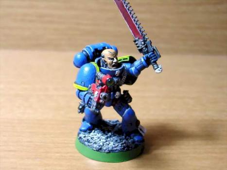 An Ultramarines Sergeant by Mr. Yao