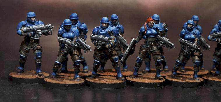 Scale 75 - Fallen Frontiers - Sayx Troopers by dr_ether