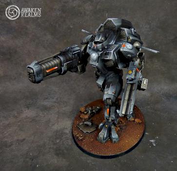 Tau Empire Y'Vahra Battlesuit by Awaken Realms