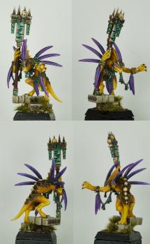 Skink priest from Rio by Loki.pique