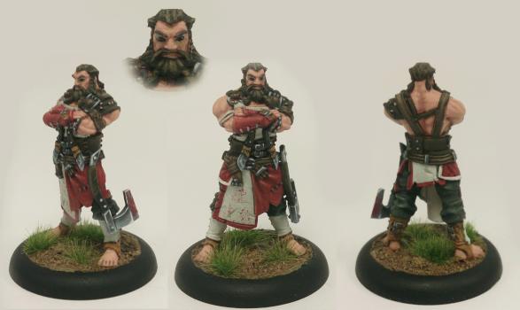 Guild Ball Butchers - Ox by MiniatureBrushwork