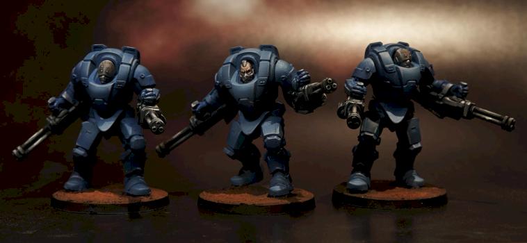 Scale 75 - Fallen Frontiers - Sayx Vulcan Battlesuits by dr_ether